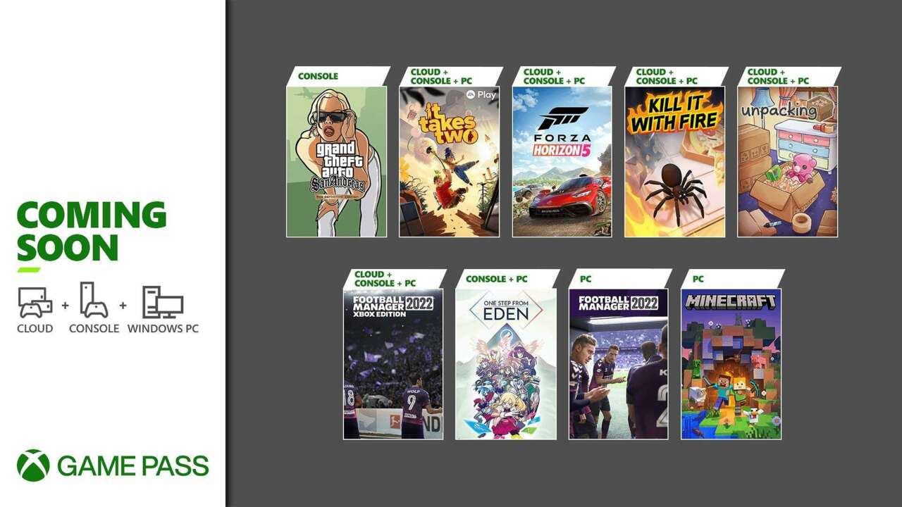 In November Forza, Minecraft and more come to Game Pass