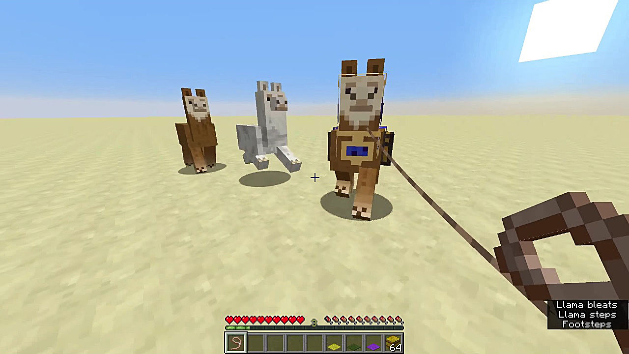 Tame a Llama in Minecraft