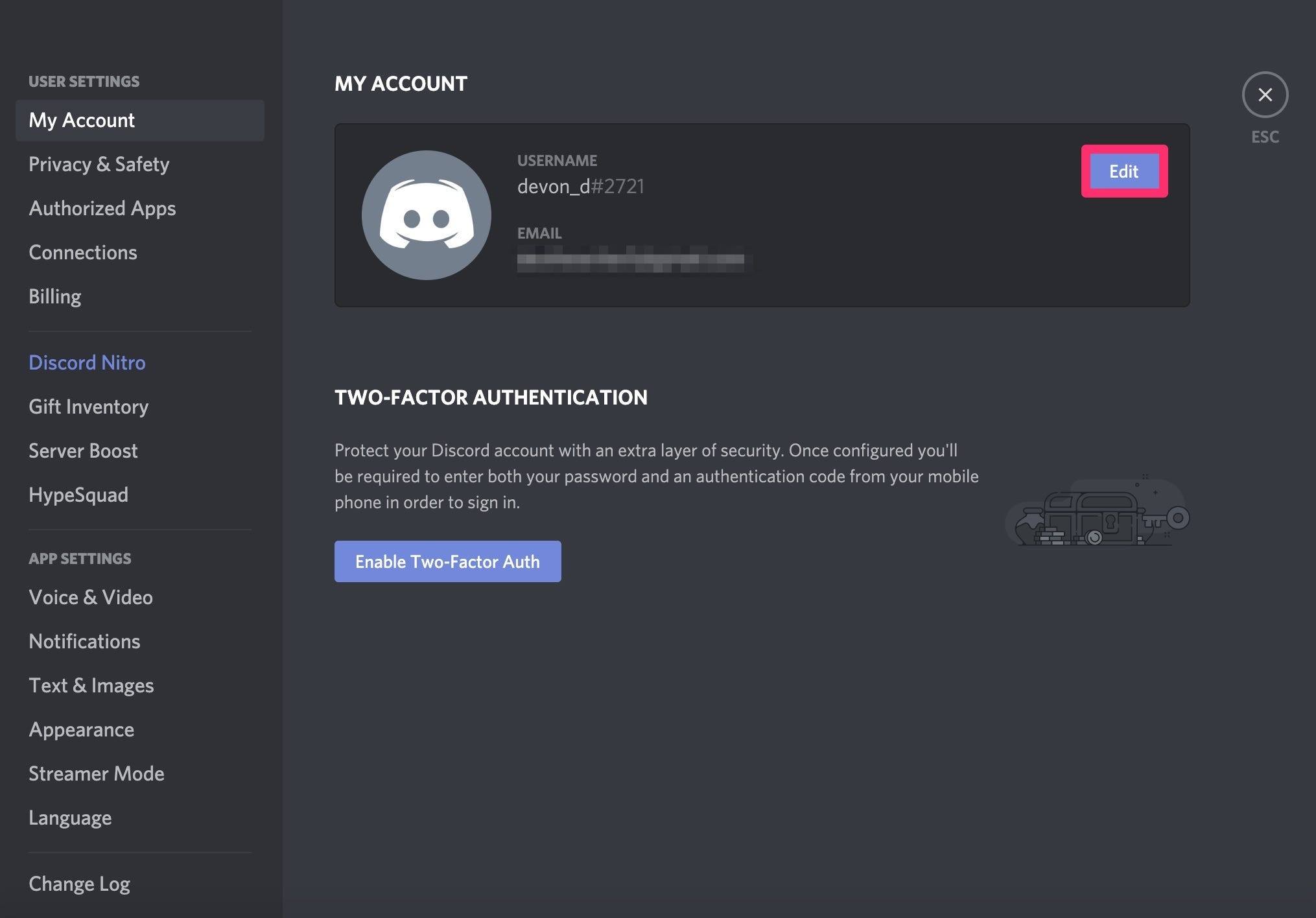 long does it take to delete a discord account