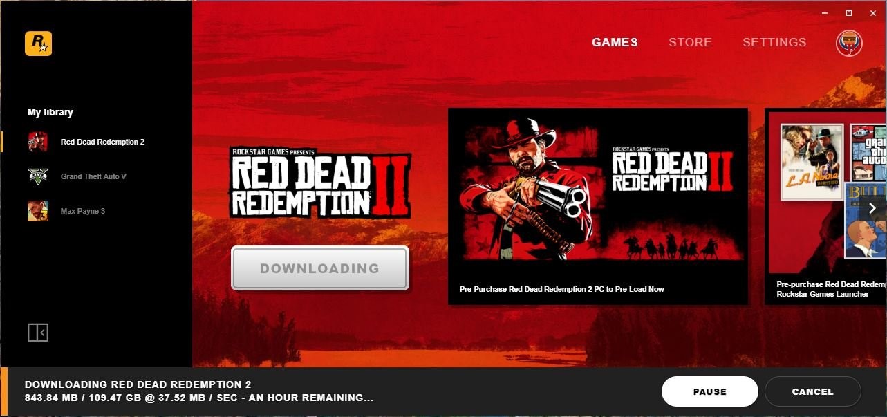 preload red dead redemption 2