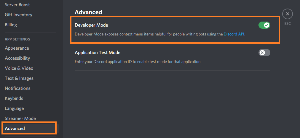 get role id discord