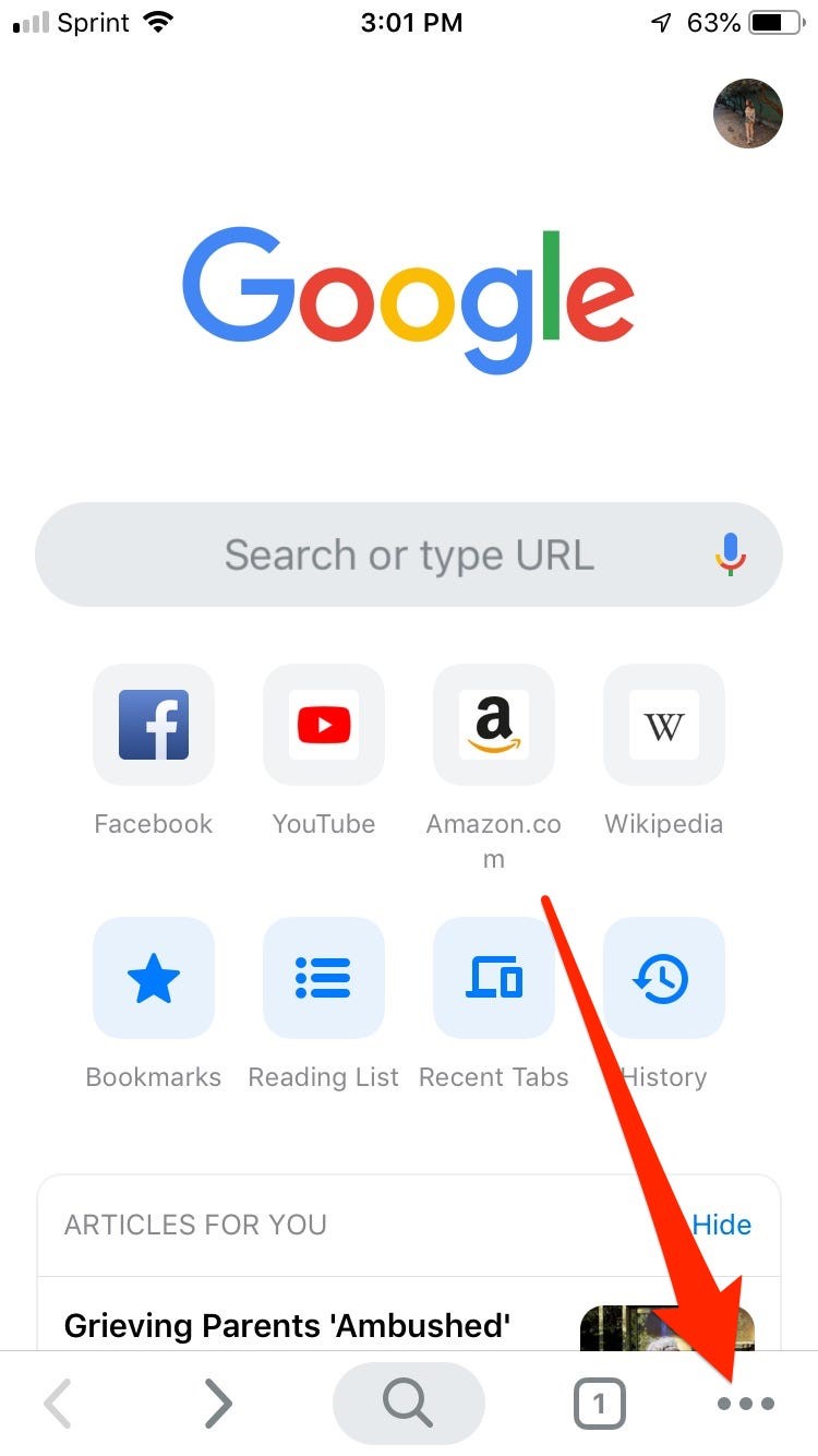 Search Your Browsing History on An iPhone