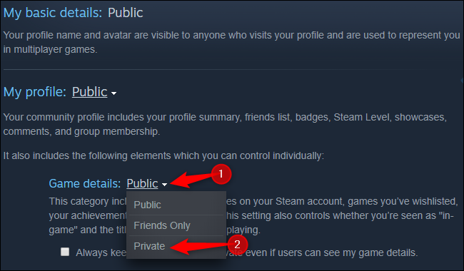 How to Hide the Game You are Playing on Steam