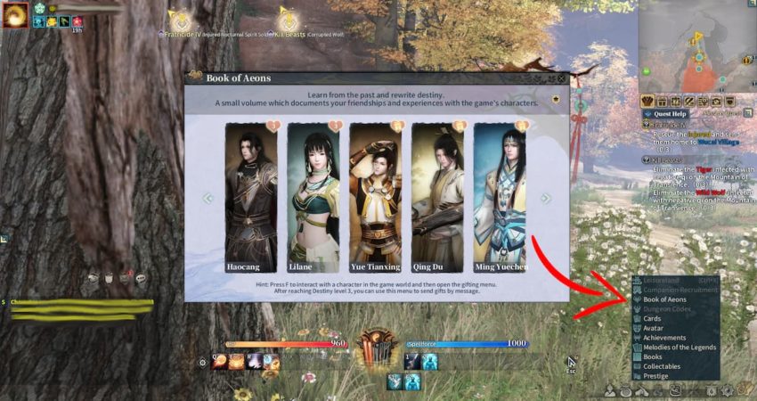 How to raise affection with NPCs in Swords of Legends Online