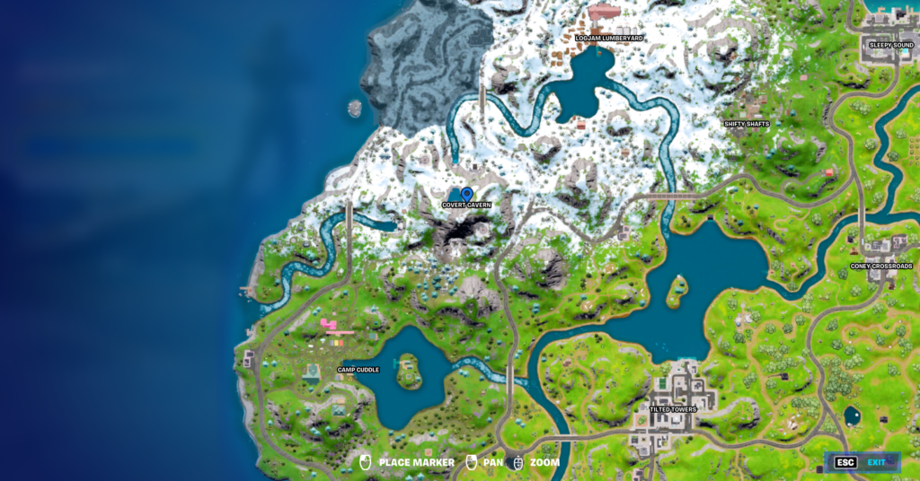 Where to find Pinnacle Peak in Fortnite Chapter 3 Season 1