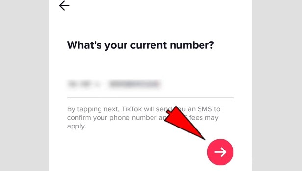 Change Mobile Number on TikTok