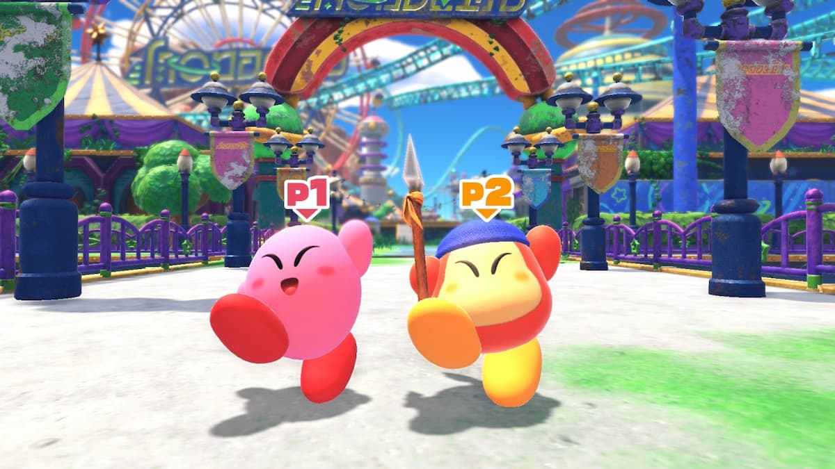 How many players can play multiplayer in Kirby and the Forgotten Land