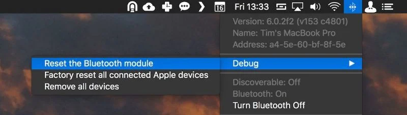 Macs Bluetooth Module