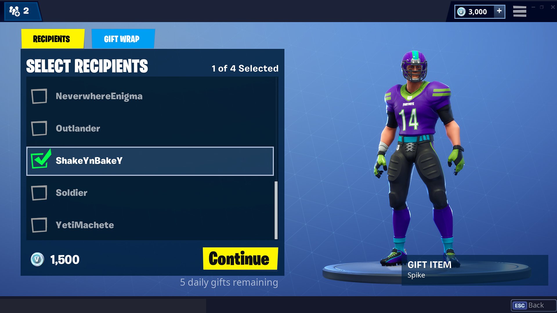 Fortnite: How To Gift Skins and Items
