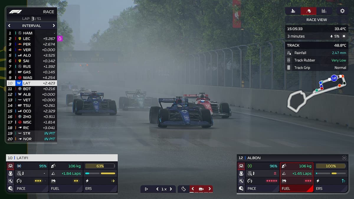 How to pause and change speed of a session or race in F1 Manager 2022