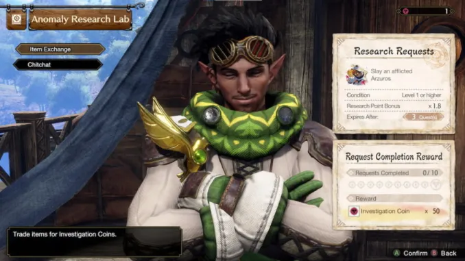 How to get Investigation Coins in Monster Hunter Rise: Sunbreak
