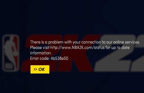 How to fix error code 4b538e50 in NBA 2K23
