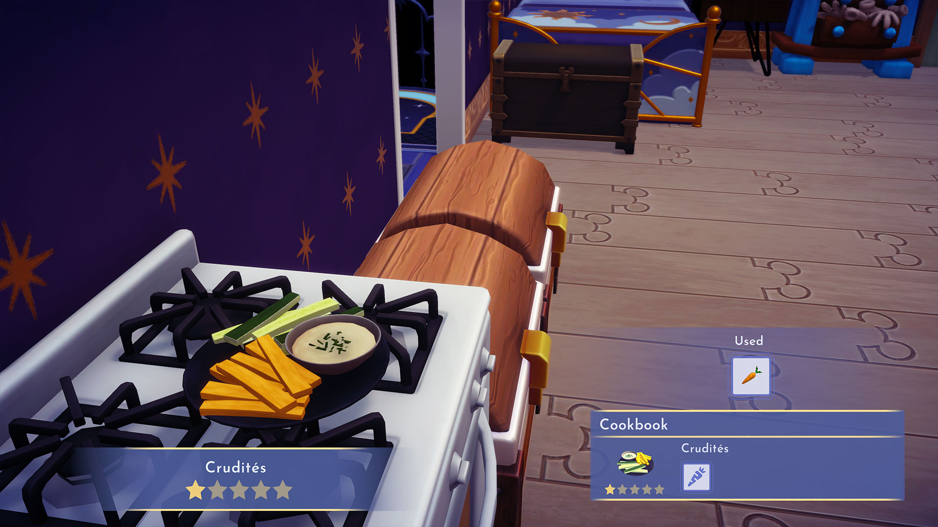 How to make Crudites in Disney Dreamlight Valley