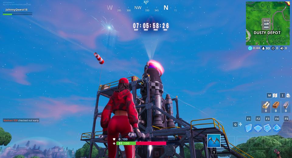 what is the countdown in fortnite for