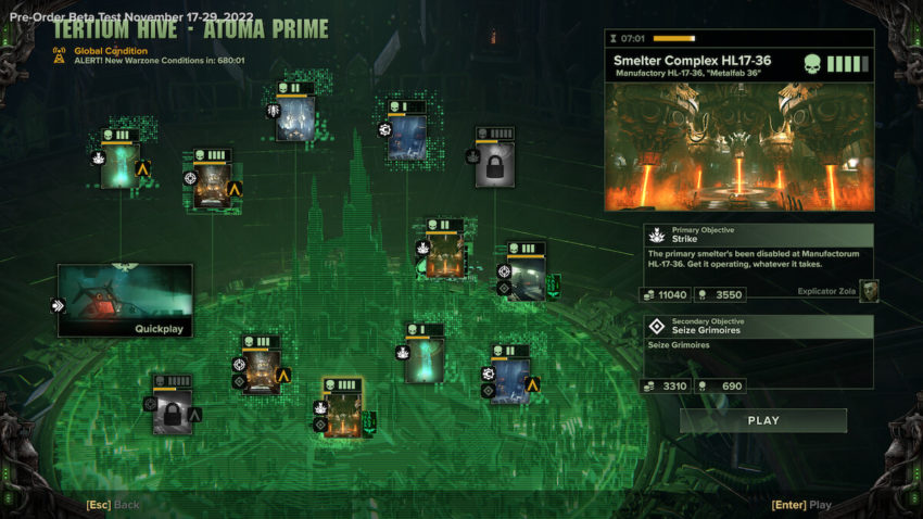 All mission types in Warhammer 40k: Darktide