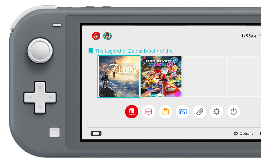 does nintendo switch lite come with games