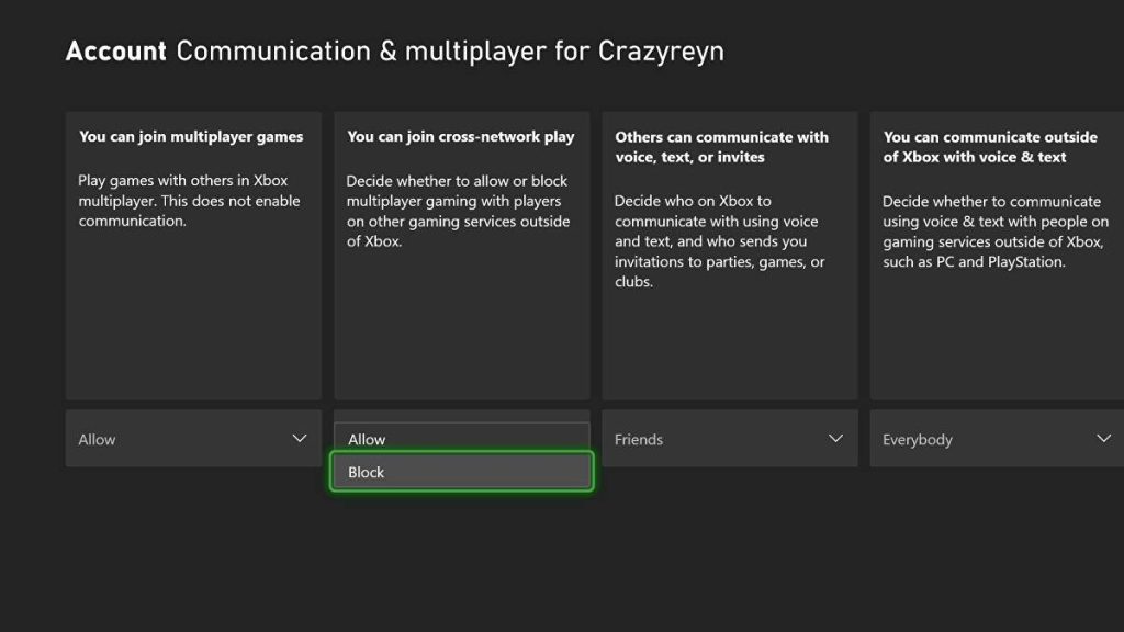 how to turn on crossplay mw2 xbox