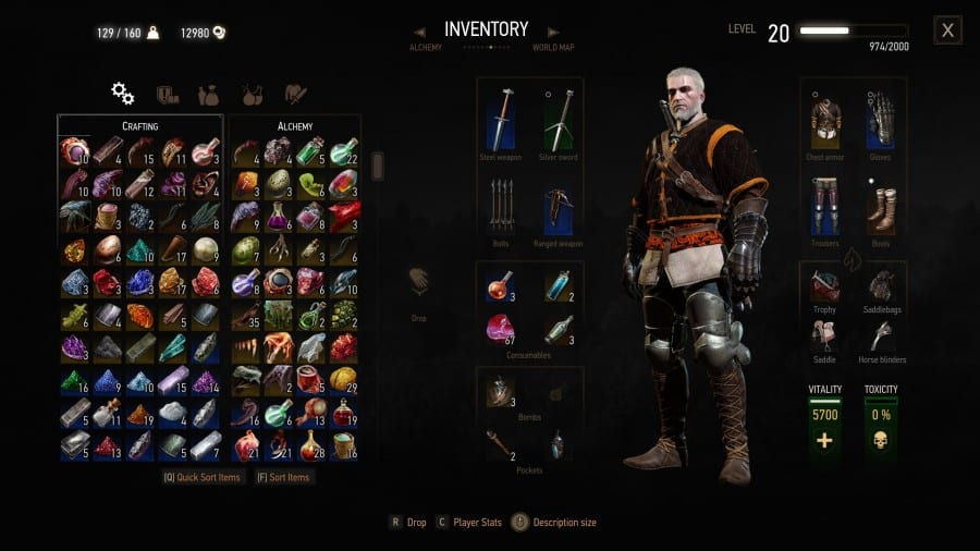 How To Upgrade Weapons And Armor In The Witcher 3