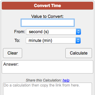 How Do You Calculate Time Conversion