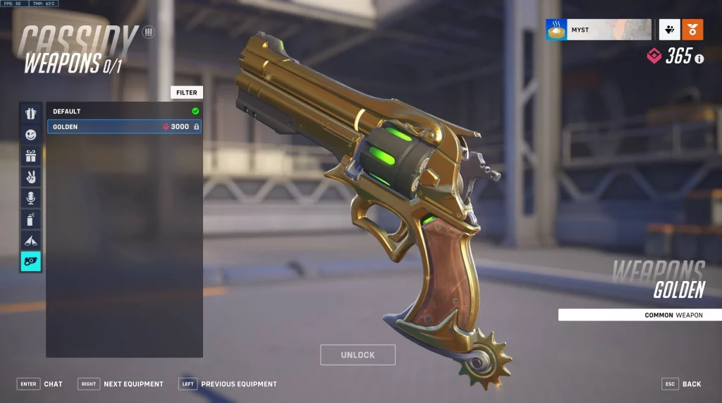 how to get gold weapons in overwatch 2
