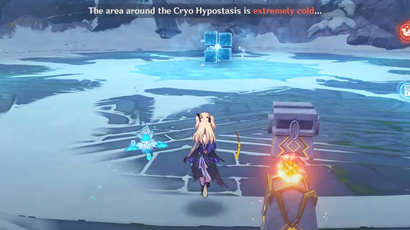 How to find and defeat the Cryo Hypostasis in Genshin Impact