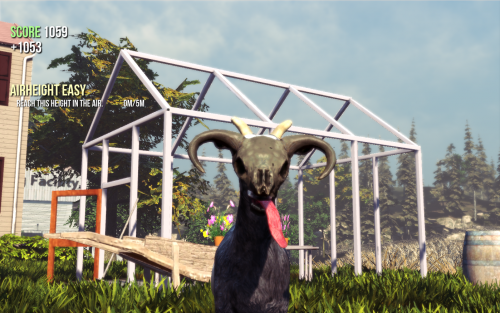 Giant Goat in Goat Simulator