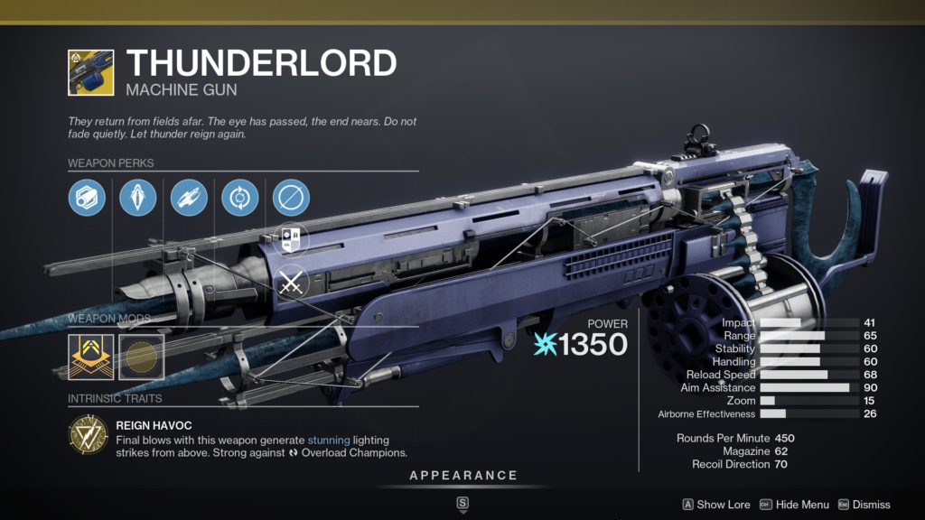 how to get thunderlord destiny 2