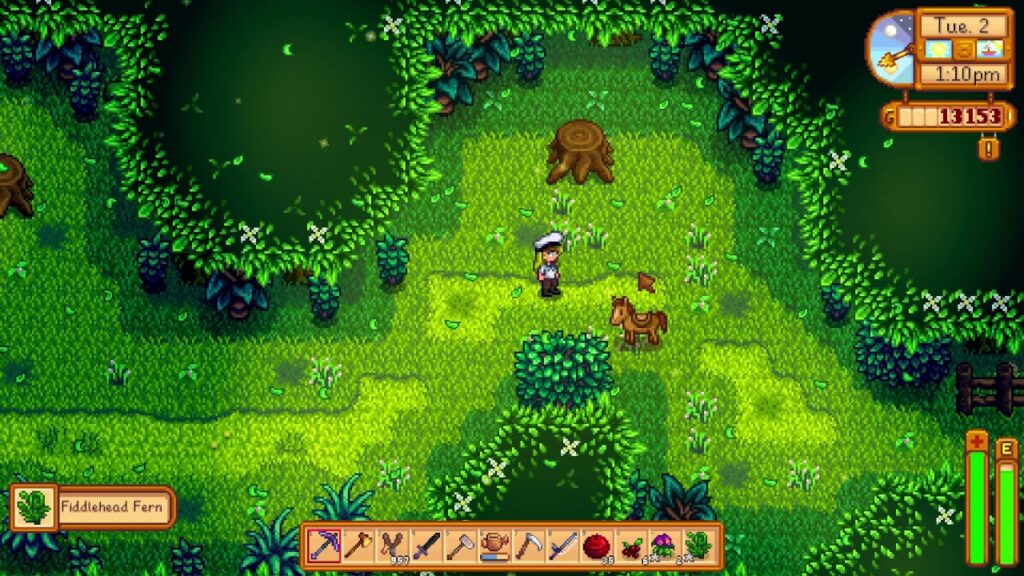How to Find and Get a Fiddlehead Fern in Stardew Valley