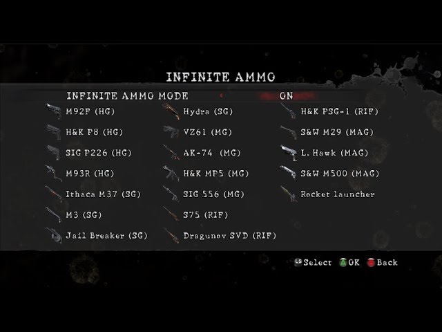 How To Unlock Infinite Ammo In Resident Evil 5