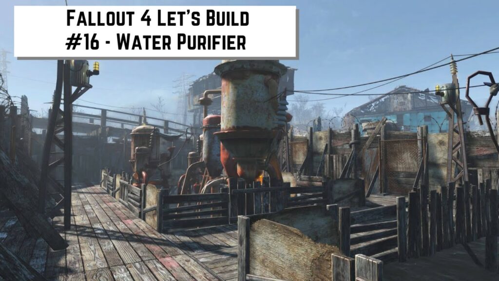 How To Make Purified Water In Fallout 4